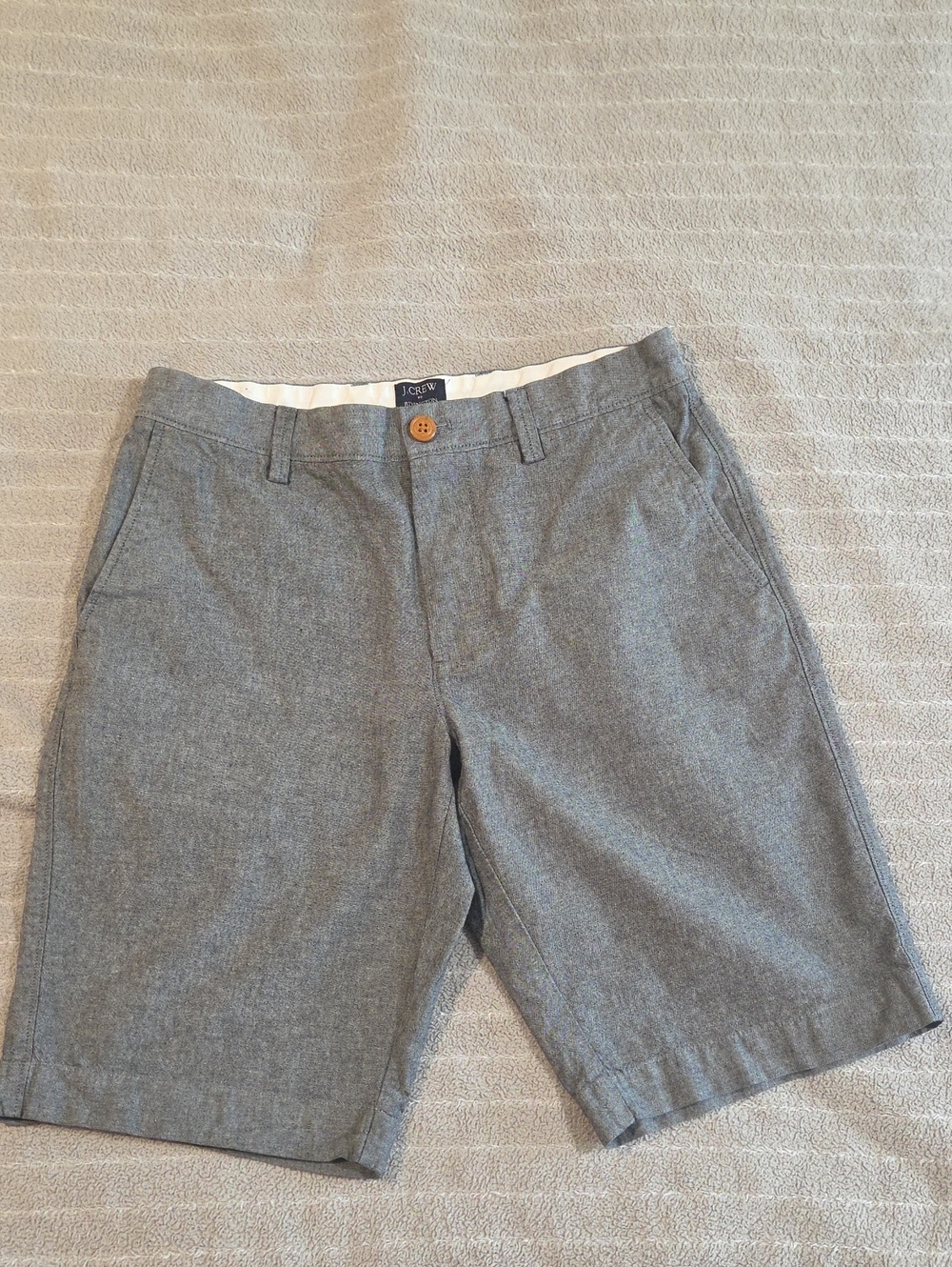 J. Crew Men's Gray Chino Shorts W 29